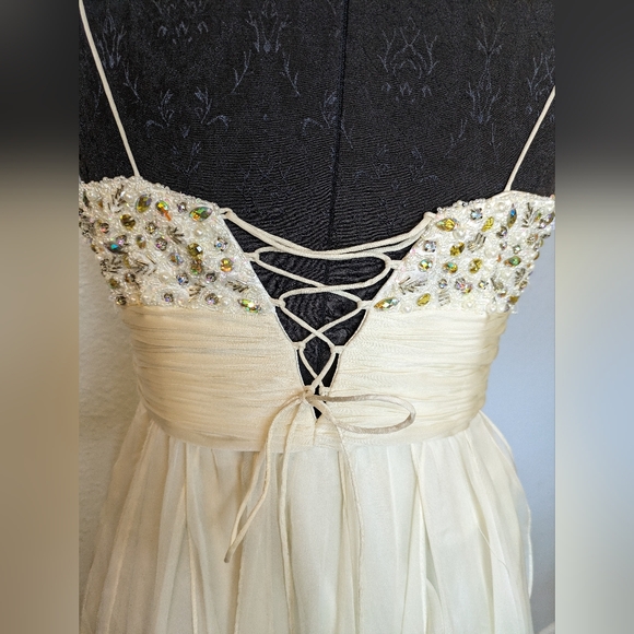 Beautiful Whimsical Y2K Fairy Beaded Mini Dress - Picture 7 of 16